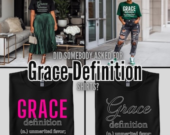 Definición de gracia PNG – Diseño de sublimación con cita de fe – Clipart cristiano imprimible