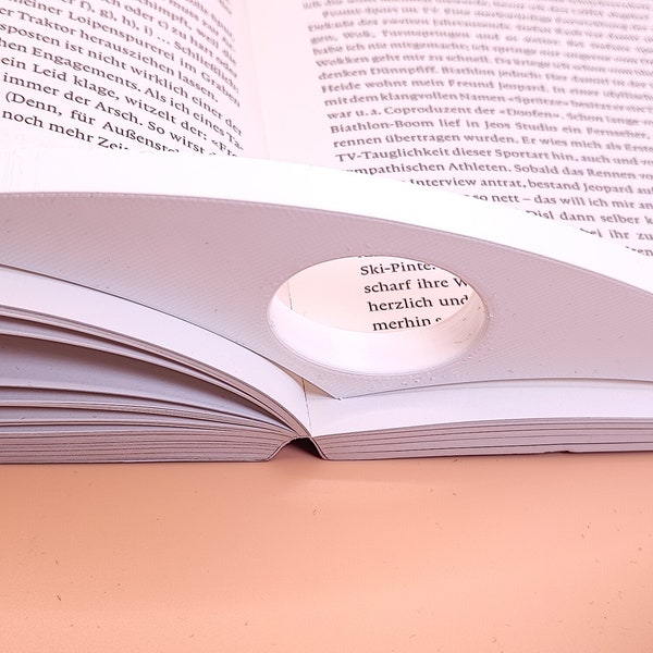 praktische Lesehilfe | Seitenhalter | Geschenk für Buchliebhaber und Bücherwürmer | Buchzubehör | Daumen Seitenhalter | 3D gedruckt
