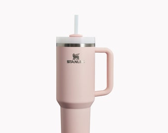 STANLEY IceFlow roestvrijstalen beker met rietje, vacuüm geïsoleerde waterfles. Herbruikbare beker met rietje, lekbestendige klep