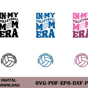 私のバレーボールママ時代のSVGバンドル、バレーボールママSVG、バレーボールシャツデザイン、スポーツママSVG、バレーボール愛好家SVG、レトロバレーボールSVG