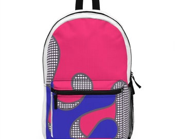 Pink Splat Backpack