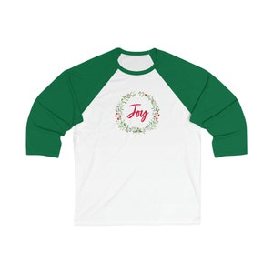 Joy Unisex 3\4 Sleeve Raglan Baseball Tee | Raglan Shirt, Tee Shirt, Raglan Shirts, Baseball Shirt, Raglan Shirt, T Shirt, Christmas Gifts