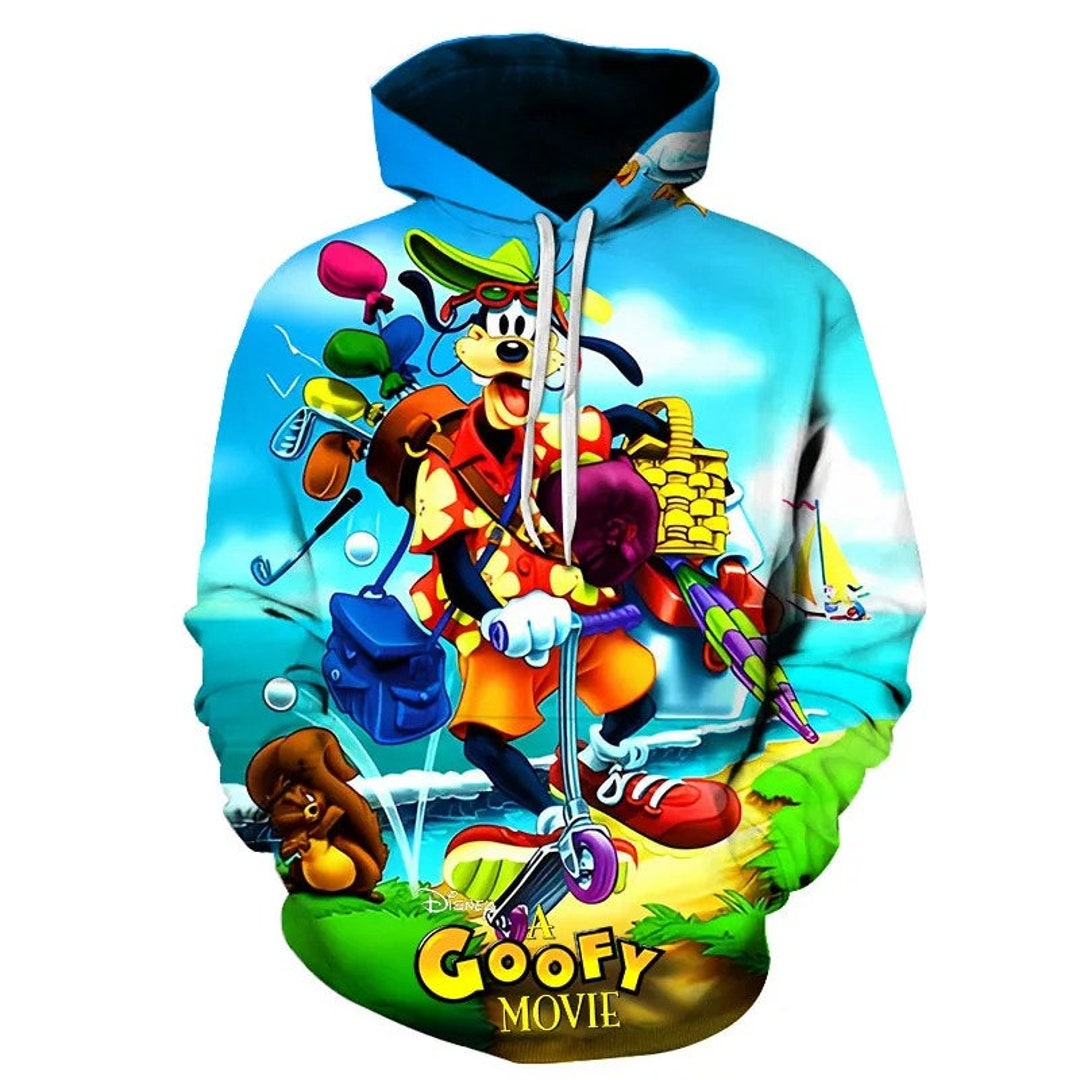 Goofy Zipper Hoodie, Goofy Zip Hoodie, Adult/kids' Zipper Hoodie