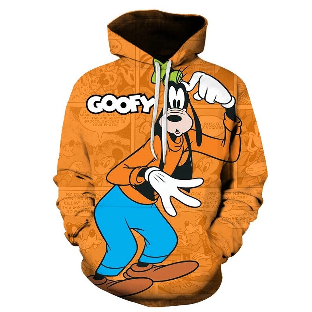 Goofy Zipper Hoodie, Goofy Zip Hoodie, Adult/kids' Zipper Hoodie