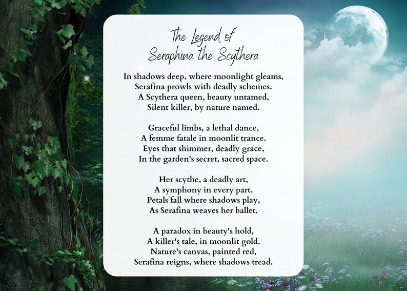 Praying Mantis Queen With Scythe / Sickle Serafina the Scythera