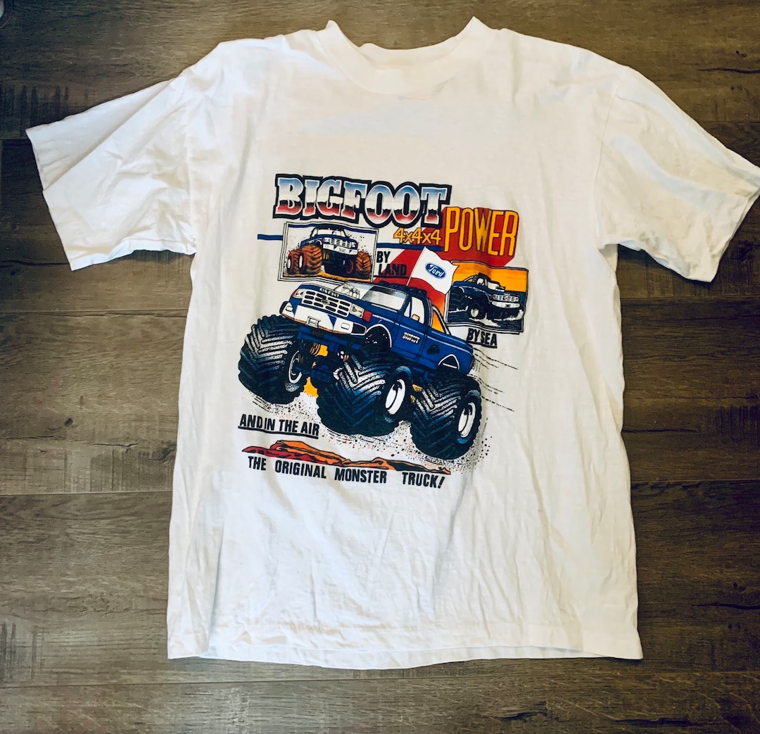 Rare Vintage 80s Bigfoot Monster Truck Shirt, Size M, Excellent