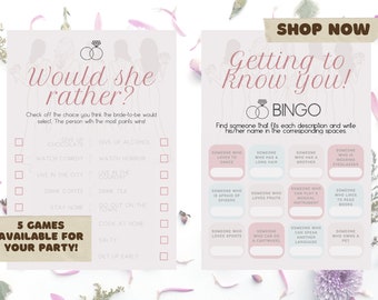 Bachelorette Party Games – Ultimate Set (Digital Download)