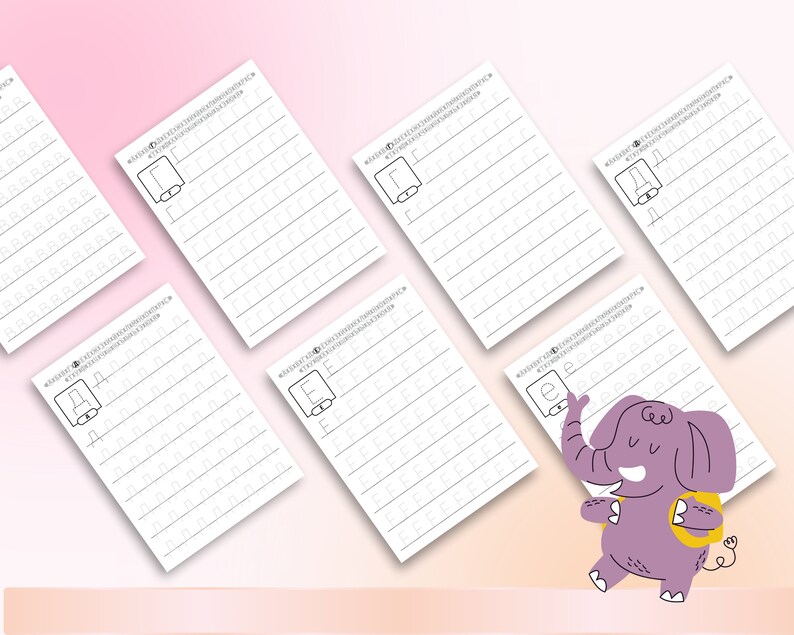 Russian Handwriting Worksheets,printable Worksheets,abc Letter Color