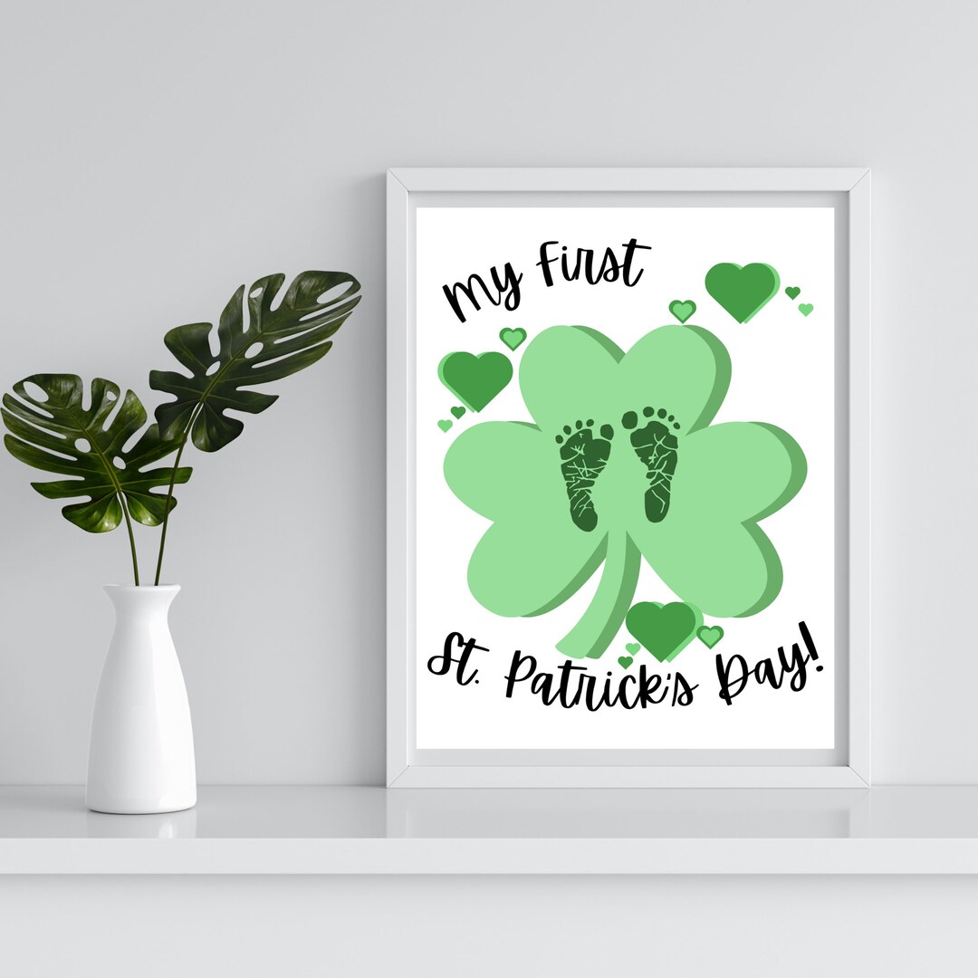 Baby's First St. Patrick's Day, Printable St. Patrick's Day Baby ...