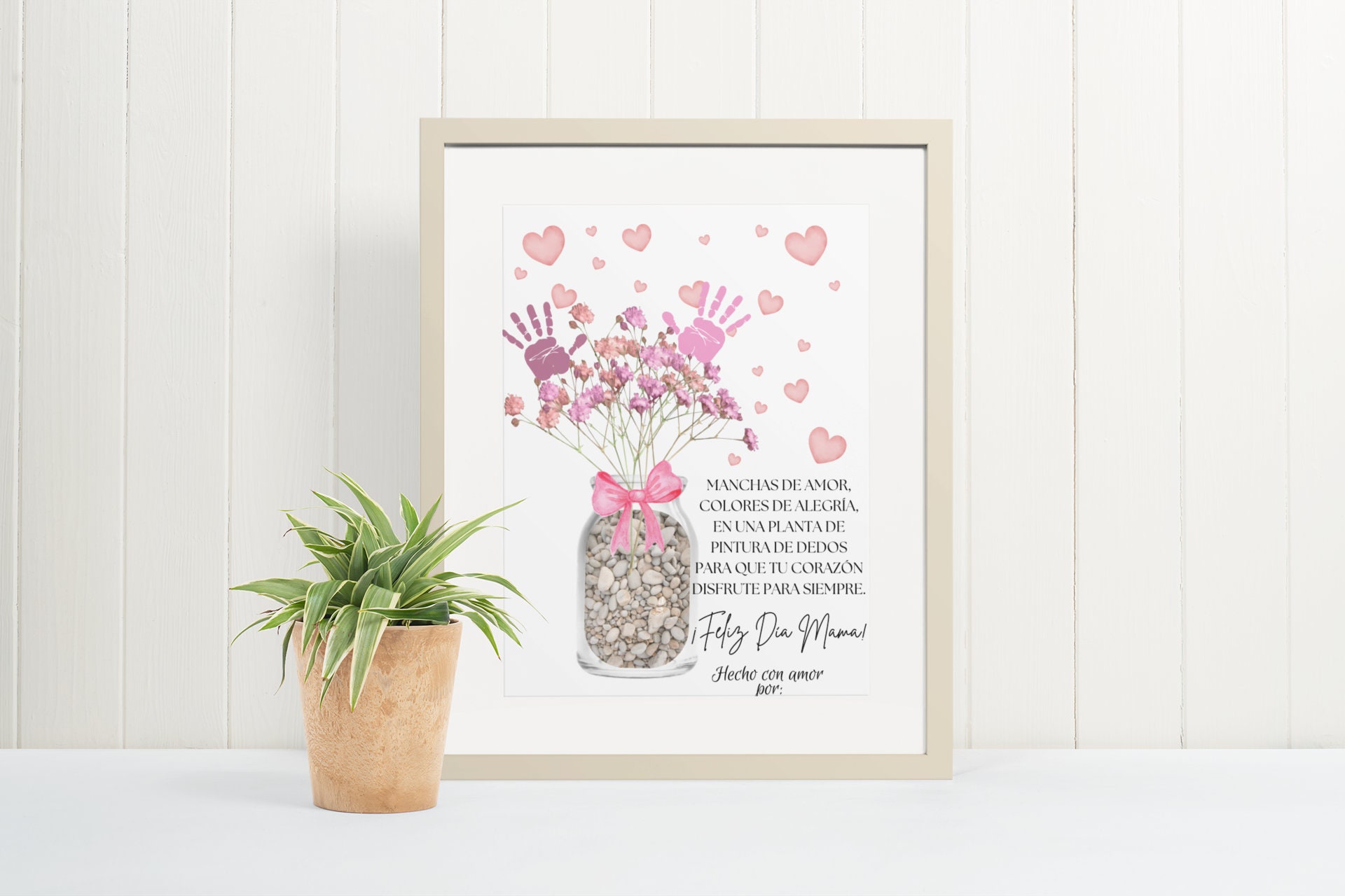 Mexican Mother's Day Craft Handprint Art Floral Bouquet Mom Flower ...