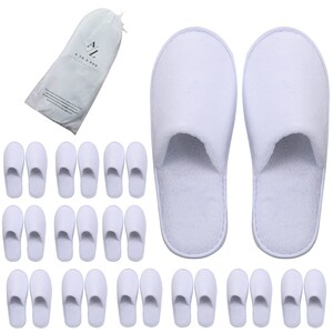 Bridesmaid Slippers Bulk Pack – 12 Pairs Wedding Day Slippers For Bride & Bridal Party
