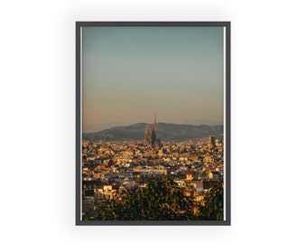 Vue Sagrada Familia Barcelone