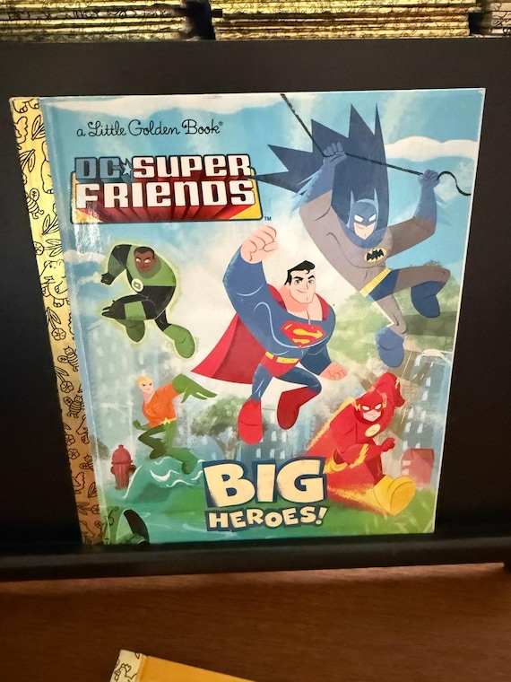 Super Friends DC Little Golden Book Lot of 3 – Superman Batman