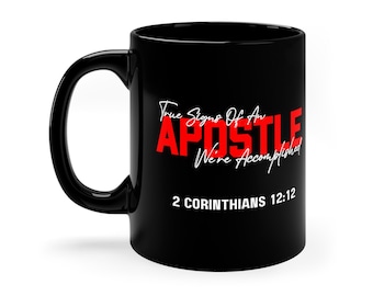 Sip in Apostolic Grace: Christian Mug for Apostles - Inspirational Drinkware for Faithful Messengers, Christian Gift 11oz Mug for Apostle
