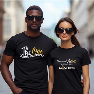 Seine und Ihre Paare T-Shirts, perfektes Valentinstagsgeschenk für Ihn und Ihre christlichen Paare Geschenke