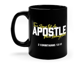 Sip in Apostolic Grace: Christian Mug for Apostles - Inspirational Drinkware for Faithful Messengers, Christian Gift Mug for Apostle