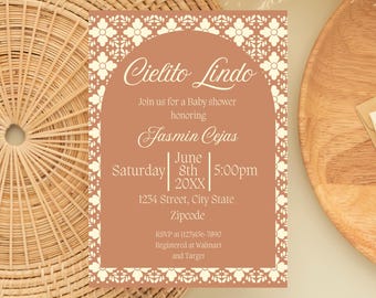 Talavera Baby Shower Invitation: Cielito Lindo, Editable (Digital Invitation)