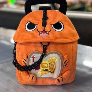Sac à bandoulière en velours côtelé pour chien à la tronçonneuse / / Cosplay / / / Streetwear Anime