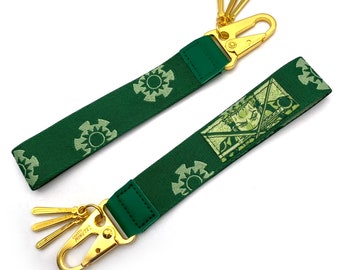 KING OF HELL Key Strap // Anime Keychain Wrist Lanyard