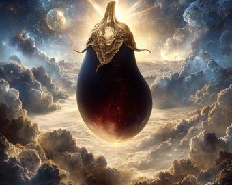 COSMIC AUBERGINE - Bewustzijns talisman voor mannelijke verbetering *dat je kunt voelen*