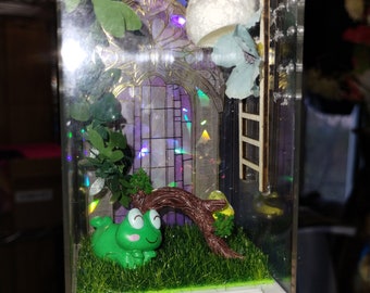 THREE One of a kind Jumping spider Enclosures for one price