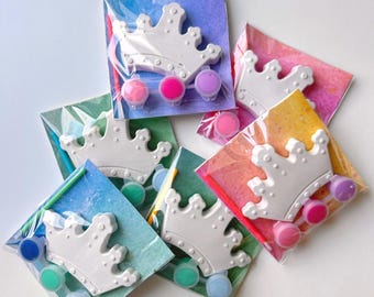 Princess Party Favor Paint Kits Party Theme Princess Crown