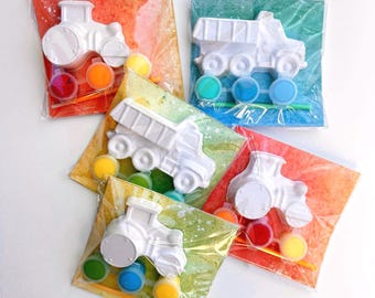 Construction Theme Paint Kits Theme Party Birthday Favors Vehicles Party Favors