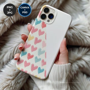 Telefonhüllen-Modell, Telefonmodell PSD, Telefonmodell Canva, PSD-Datei, Smart Objekt Ebenen, leeres Telefon Mockup, Canva PNG, Transparent