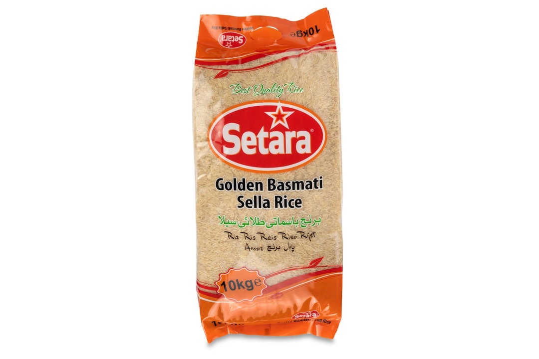 Setara Golden Basmati Sella Rice 10KG Etsy