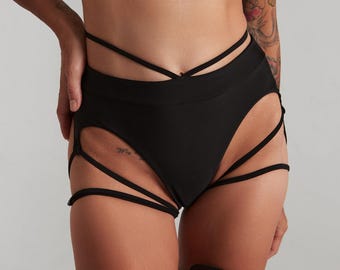 Pole Dance tragen Shorts, Shorts mit Strumpfhaltern, sexy Pole Shorts, freche twerk Shorts, Tanzkleidung Unterteil, einteilig