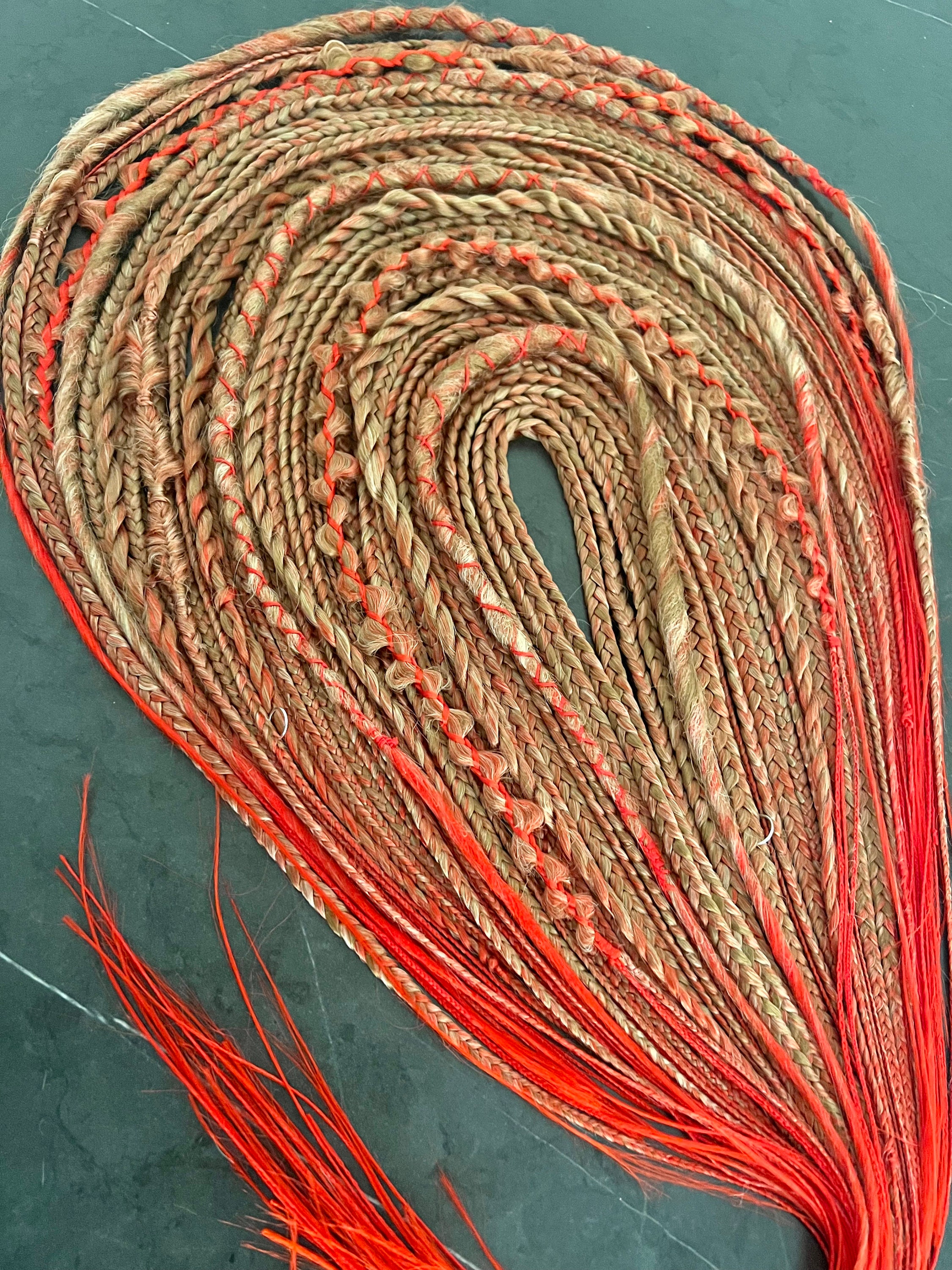 Enchanting Ember Weave: Featherlight Braids Symphony - Etsy