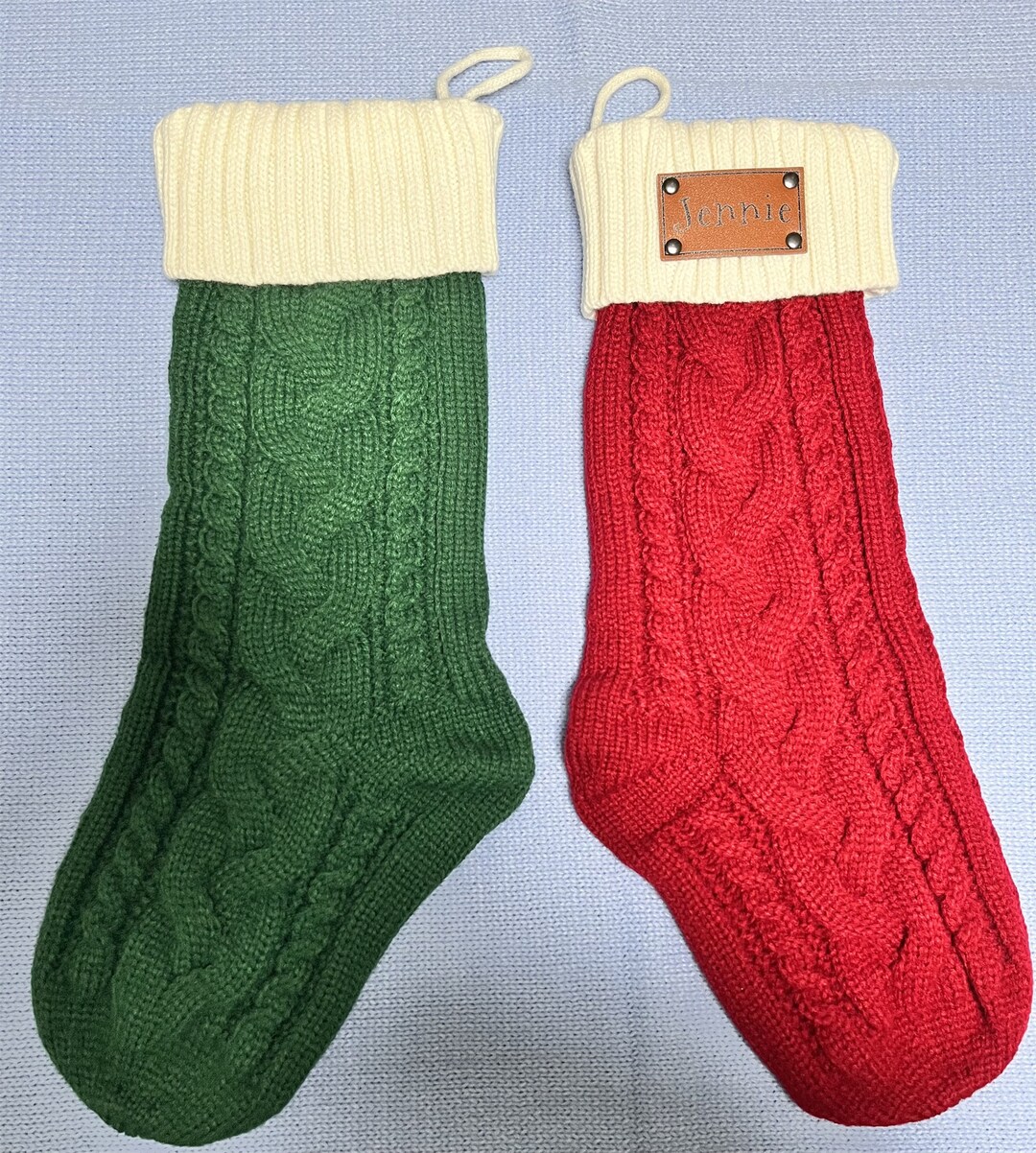 Personalized Christmas Socks Home Knitted Christmas Socks Etsy