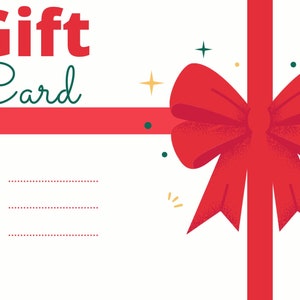 Gift Card (Printable)