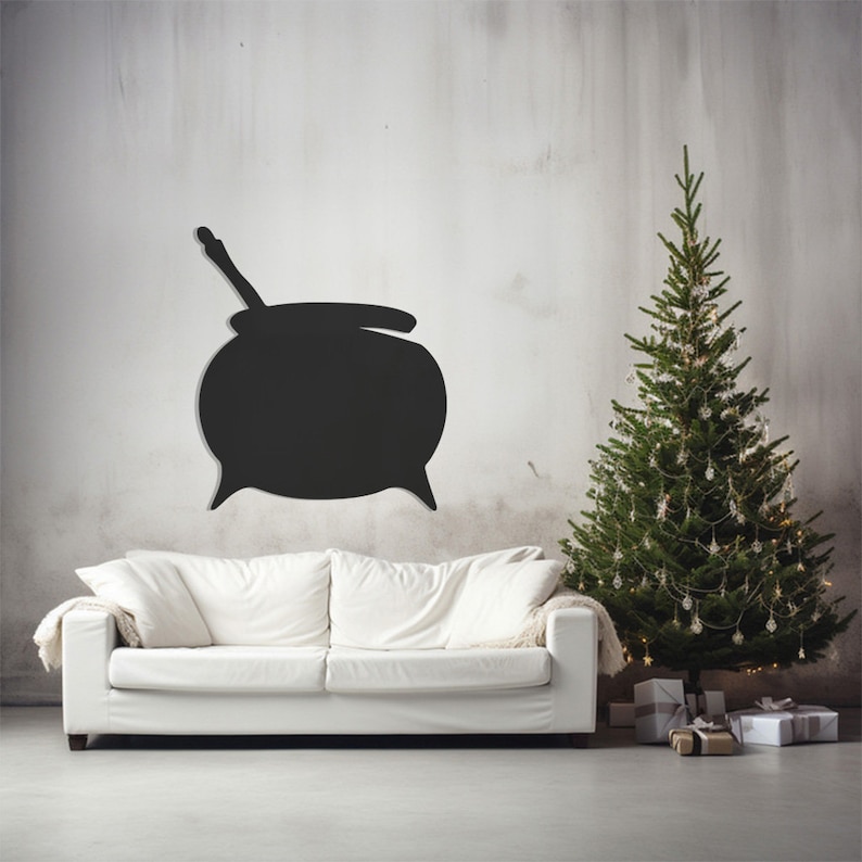 Witch's Cauldron Metal Wall Art, Mystical Wall Decor, Magical Potion