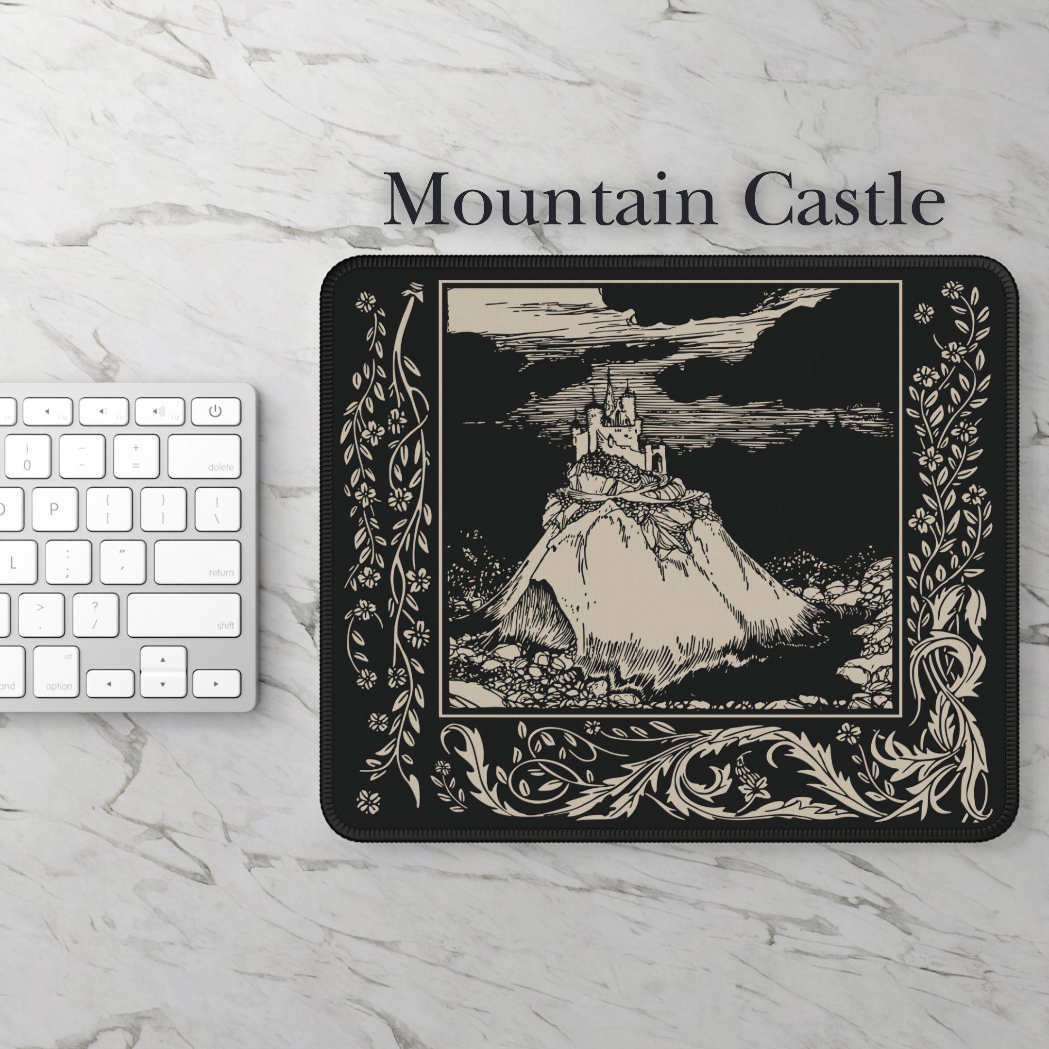 Castle Field | Small Mousepad | Vintage Classic Art | Medieval Fantasy ...