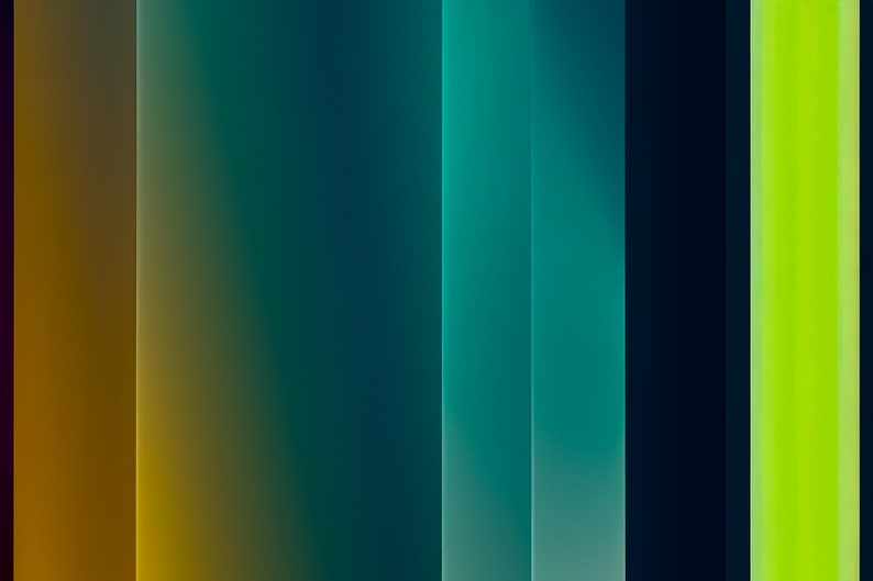 Chromatic Elevation: Set of Five Striped Abstract Color Gradients. - Etsy