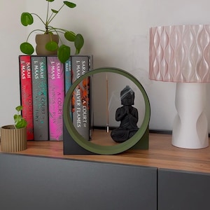 Incense holder &quot;Oslo&quot; - holder for incense sticks - round design - perfect for relaxing - minimalist decoration
