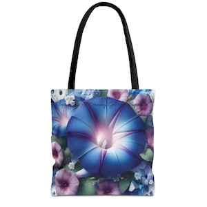 Morning Glory Tote Bag - Etsy