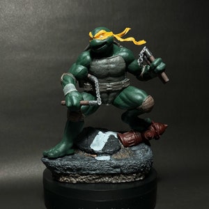 TMNT Michelangelo / Ninja Turtles figure / Legendary Heroes / 3D Printed Teenage Mutant Ninja Turtle / Collectible Gift / Gift for TMNT fans