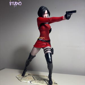 Ada Wong Figure, Detailed Collectible Statue for Fans, Resident Evil Figurine, Perfect Game Room Decor or Unique Gift for Gamers