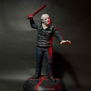 Jason Voorhees  /  Friday the 13th Collection / Scary Figure / Handmade Monster Figures / 3D Print Horror Figure / Horror Movie Gifts