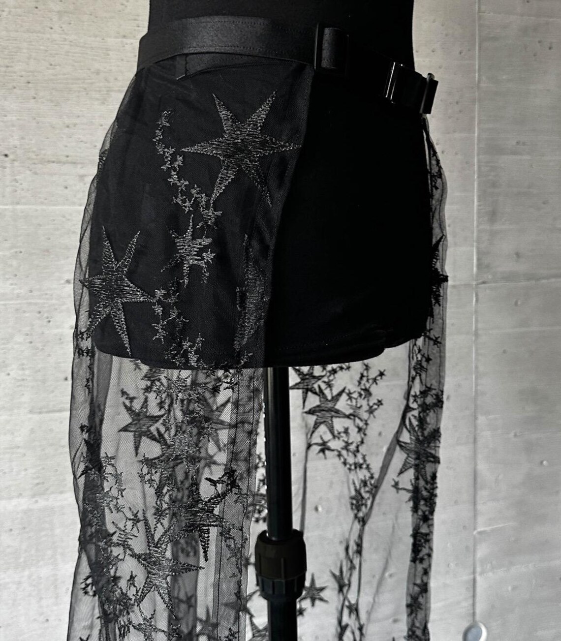 Long Skirt in Sky Print