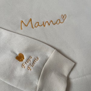 Embroidered Mama Hoodie Personalized Mother's Day Gift Custom Motherhood Sweatshirt image 10