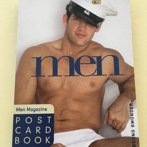 Bruno Gmunder Carnet de cartes postales vintage gay art photo MEN magazine pure men 30 cartes
