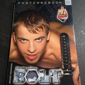 Bruno Gmunder Carnet de cartes postales vintage gay art photo no 66 Chi Chi Larue Bolt