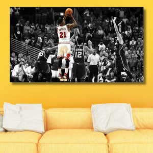 Jimmy Butler Poster Canvas Art, Jimmy Butler Poster, Jimmy Butler Print, NBA 2023 Conference Final, Man Cave Wall Decor, Miami Heat Wall Art