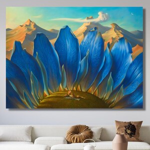Décoration murale sur toile Vladimir Kush, affiche, reproduction sur toile, décoration d'intérieur, peinture Vladimir Kush, peinture surréaliste, art moderne, prêt à accrocher