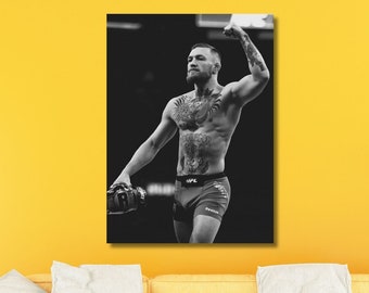 Conor McGregor Canvas, Conor McGregor Wall Art,Conor McGregor Print,Motivational Poster,Fitness Wall Art,Motivational Wall Art,Ready to Hang
