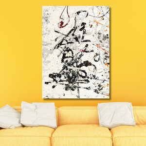 Jackson Pollock Canvas Art, Wall Art, Pollock Canvas Print, Abstract Wall Art, Home Wall Decor, Wall Art Living Room, Extra Large Wall Art