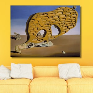 The Enigma of Desire Pictorial art Salvador Dali Canvas,Dali Arts, Modern Wall Art,Housewarming Gifts,Dali Elephant Print Arts,Vintage Print